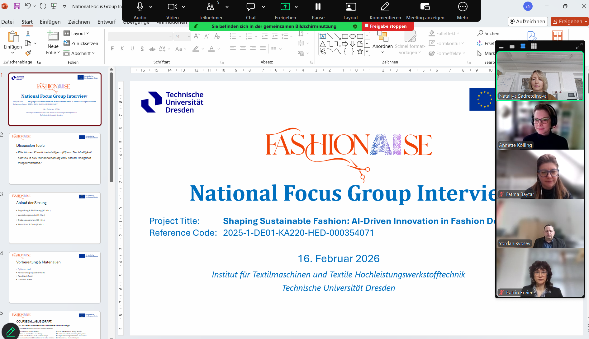 Focus Group - Germanyy